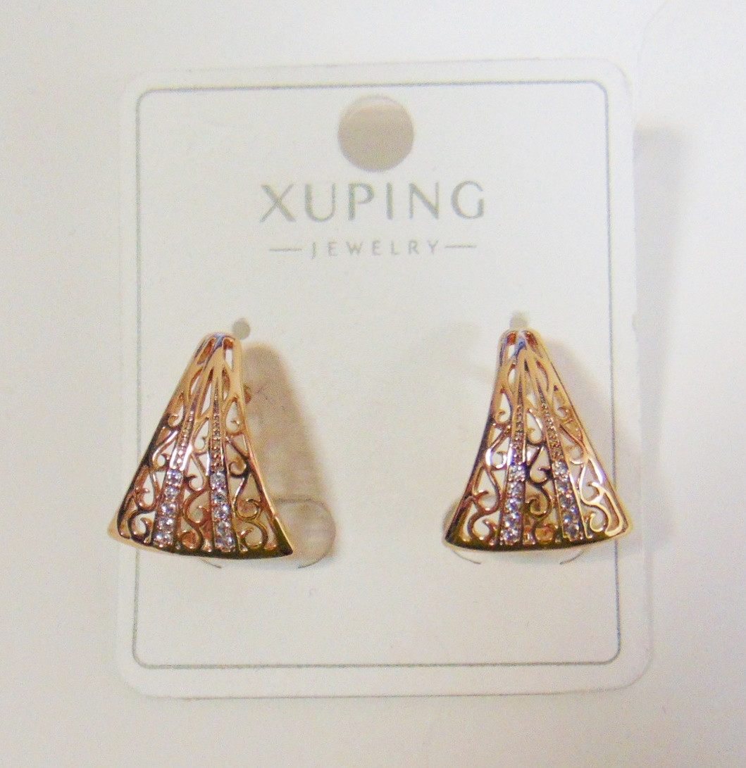 Сережки Xuping 17х13 мм кс30-1, фото 1
