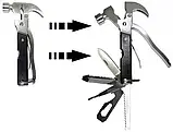 Multi hammer Універсальний Ключ 18 in 1" Мелот Tac Tool Багатофункціональний Молоток!, фото 4