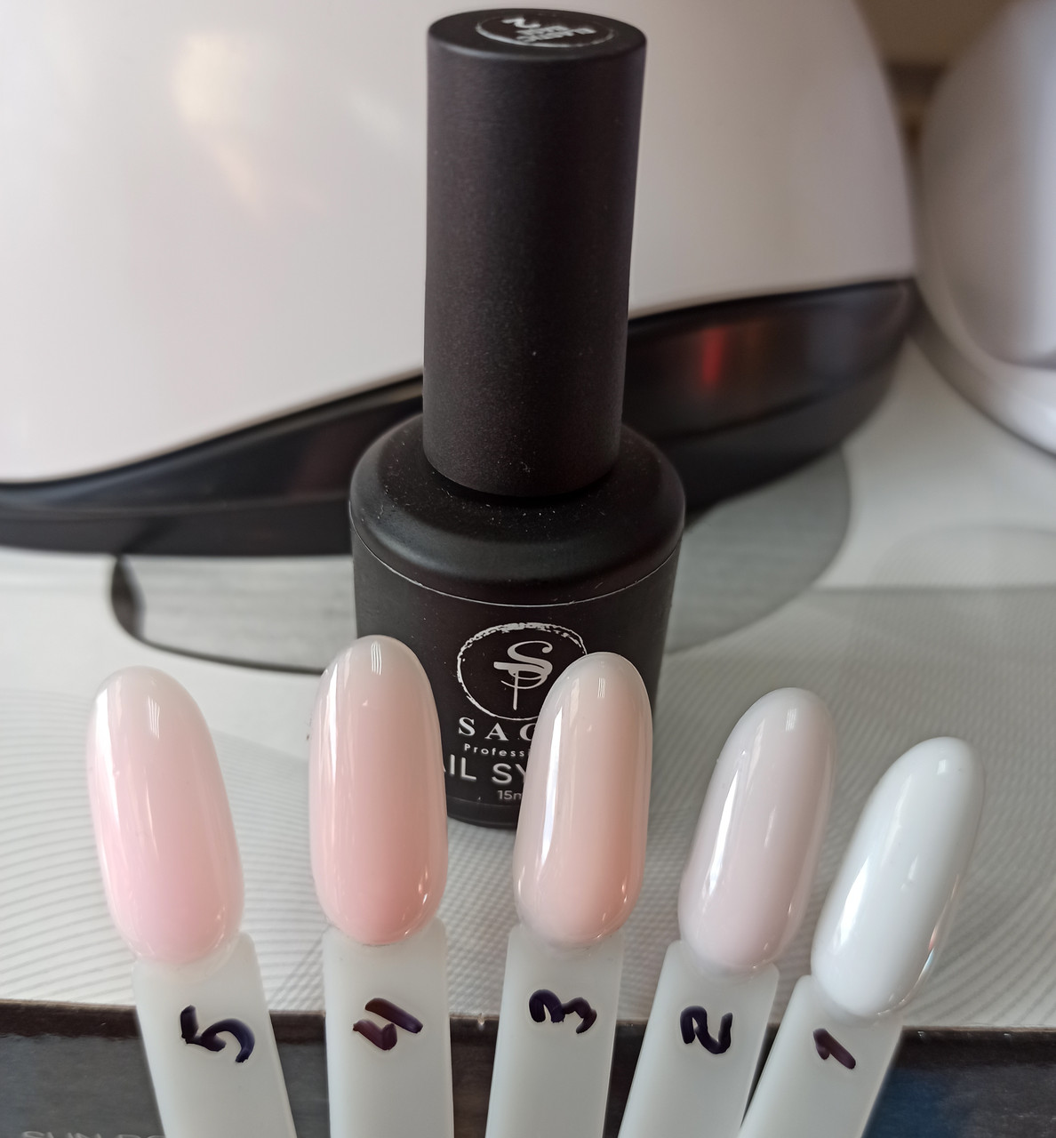 Elastic Base Saga professional 15 мл база гель, фото 1