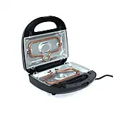 Мультимейкер гриль для випікання вафель кексів горіхів сендвічів пончиків Domotec MS-7706 6в1 1000W, фото 3