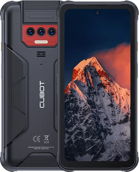 Смартфон Cubot KingKong 8 6/256GB, 10600mAh, NFC, 48 Мп, Android 13, Дисплей 6.5", Кубот Кінг Конг 8 Чорний Червоний