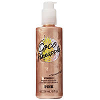 Масло для тела с шиммером PINK Victoria s Secret Coco Pineapple Glow Body Oil