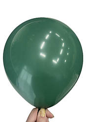 Латексні повітряні кульки колір 024 малахітовий 10 дюймів 100 шт.