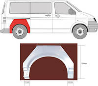 Арка крыла VW TRANSPORTER T5 (7HB, 7HJ, 7EB, 7EJ) 2003-2015 г.