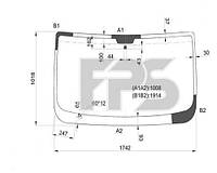 Стекло лобовое PR00139185 на Peugeot Boxer 2006-2014