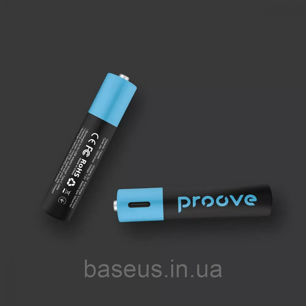 Акумуляторні батареї AAA Proove Compact Energy 2 шт. (RBCE75010008), фото 1