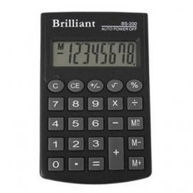 Калькулятор Brilliant 9,8*6,2см 8 розр. BS-200