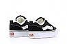 Жіночі кеди Vans Knu Skool Black White Platform Ванс Скул чорно-білі на платформі високій підошві, фото 8