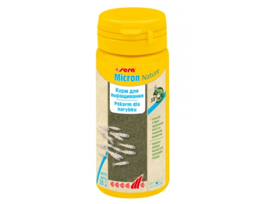 Sera MICRON NATURE корм для мальків, 50 мл