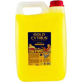 Рідина для миття посуду 5л Gold Cytrus жовтий 0271