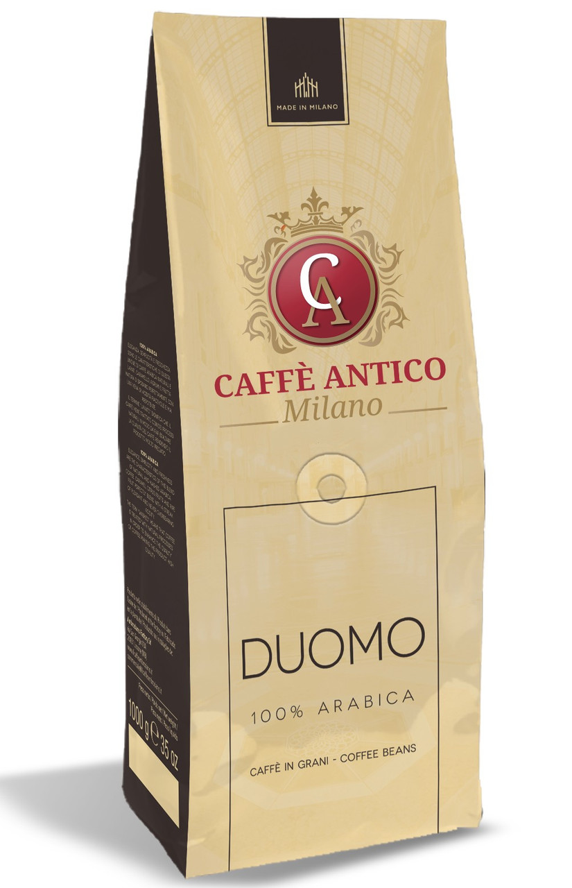 Кава в зернах Caffe Antico Duomo Італія 100% Арабіка Дуомо карамельно-фруктові нотки