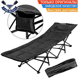 Ліжко похідне сталеве Ranger Forest Lux RA 5520 до 120 кг складане ліжко розкладачка похідне для туризму