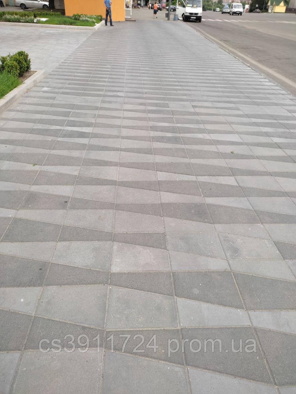Тротуарная плитка Трапеция широкая 1007000999 - фото 4 - id-p2099453571