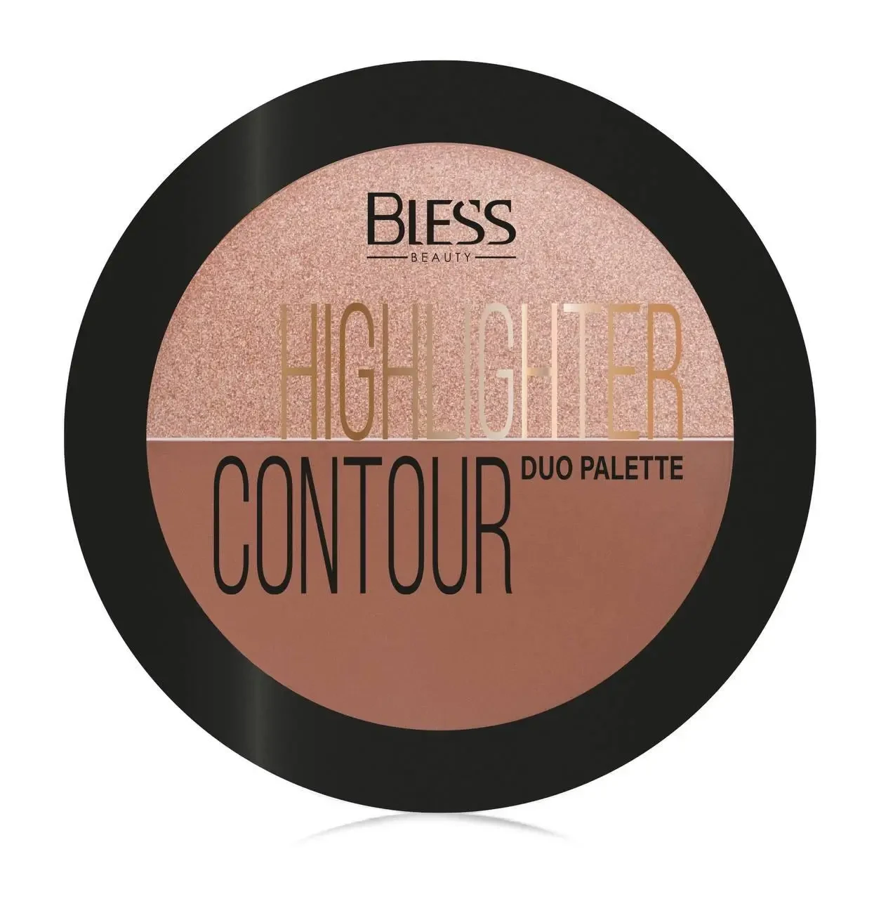 Палетка для контурінгу Duo Palette Highlighter Contour Bless Beauty №01