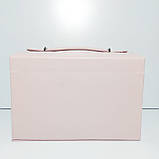 Скринька для прикрас рожева шкірозамінник 201, фото 3