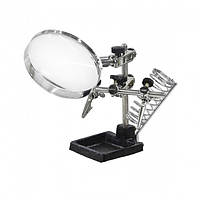 Тримач третя рука 3Х Ø90 мм лінза скло Zhongdi JM508