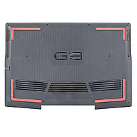 Нижняя крышка для Dell G3 15 3590 P89F Series, (Black/Red, Type-C, 099JHR, поддон, D Cover)