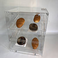 Прикасові вітрини для товарів, випічки та солодощів 