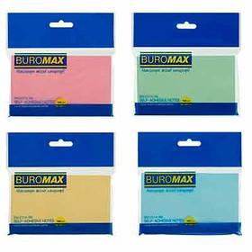 Папір для нотаток 76*127мм 100арк мікс ВМ.2314-99