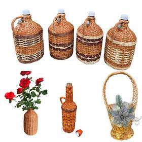 Вази плетені з лози