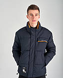 Чоловіча зимова куртка, темно-синього кольору., фото 3
