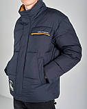 Чоловіча зимова куртка, темно-синього кольору., фото 7