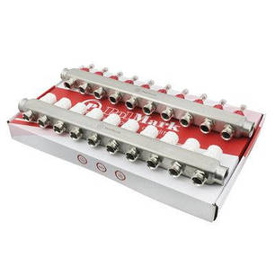 Колектор для теплої підлоги Polmark 1"X3/4" 10 контурів, фото 1