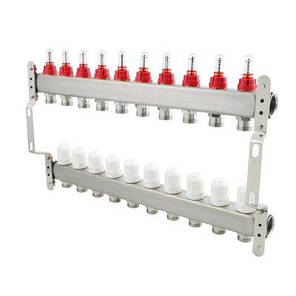 Колектор для теплої підлоги Polmark 1"X3/4" 10 контурів, фото 4