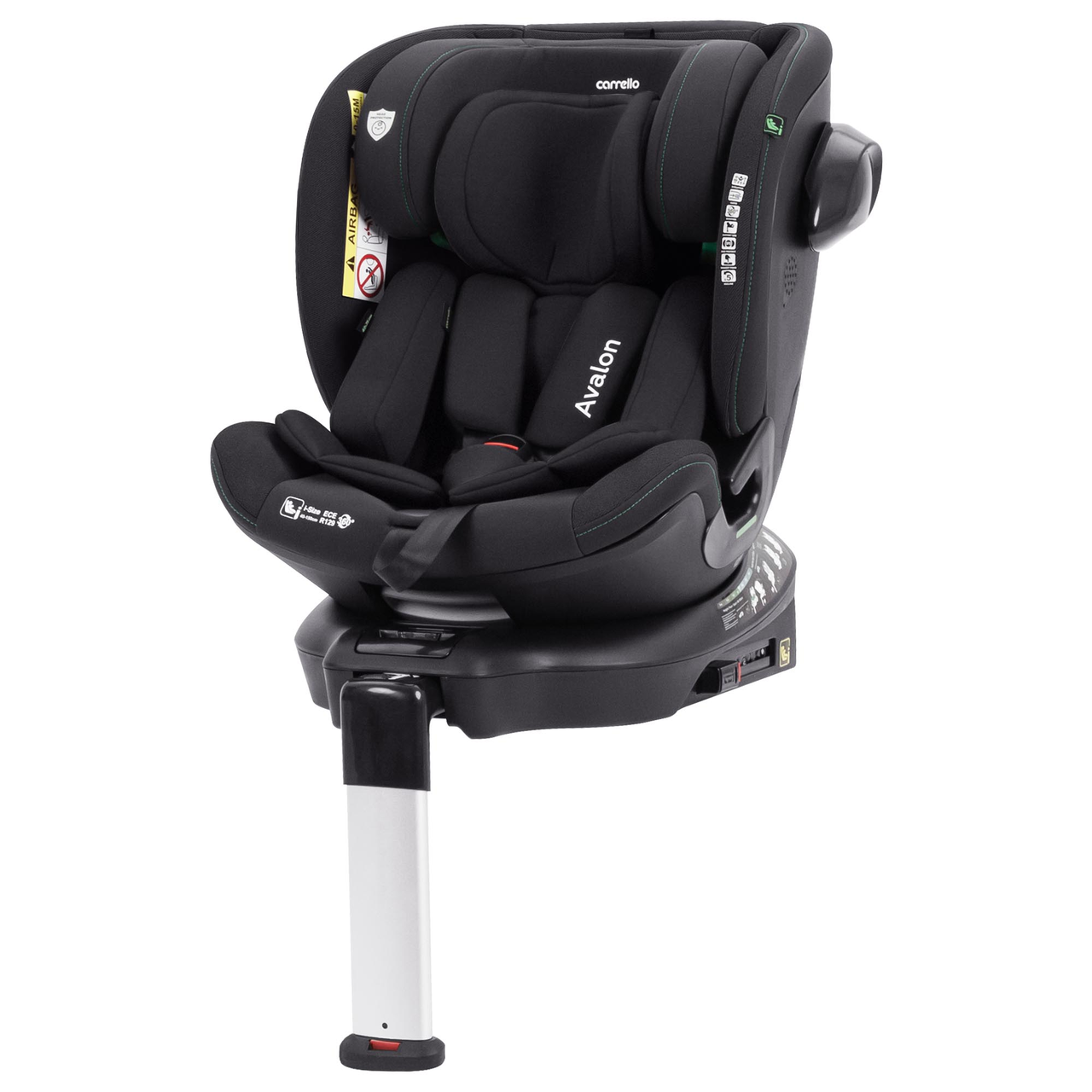 Автокрісло Carrello Avalon i-Size Isofix+опорна нога, Absolute Black