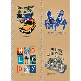 Блокнот А6 80арк клітинка крем блок спіраль 70г/м2 крафт ВД-лак Student A6-SC-080-6119K	Шк