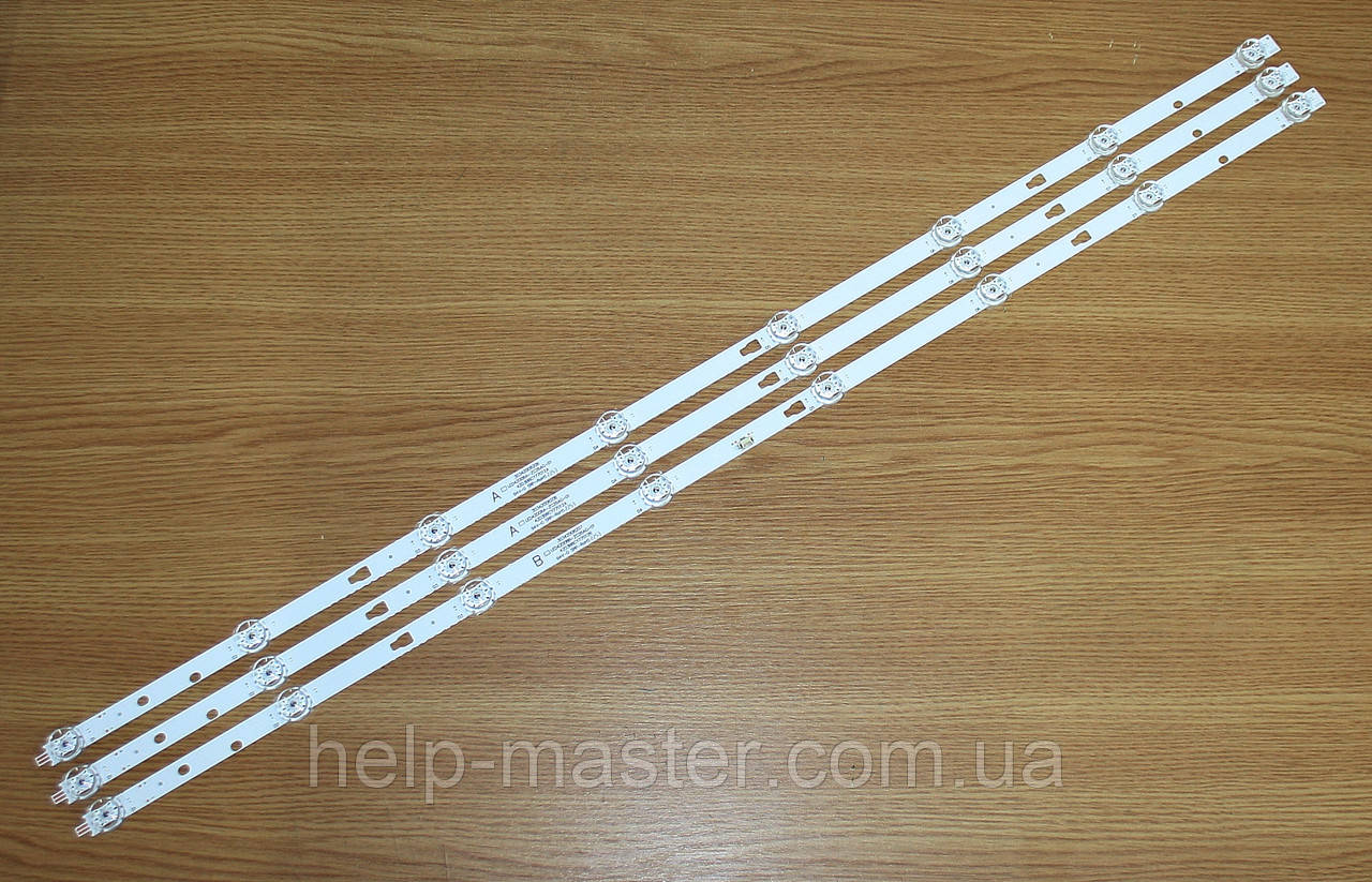 Комплект LED планок 42''-43''  LED42D08A-ZC26AG-01 PN:30342008206, LED42D08AB-ZC26AG-01 PN:30342008207, фото 1