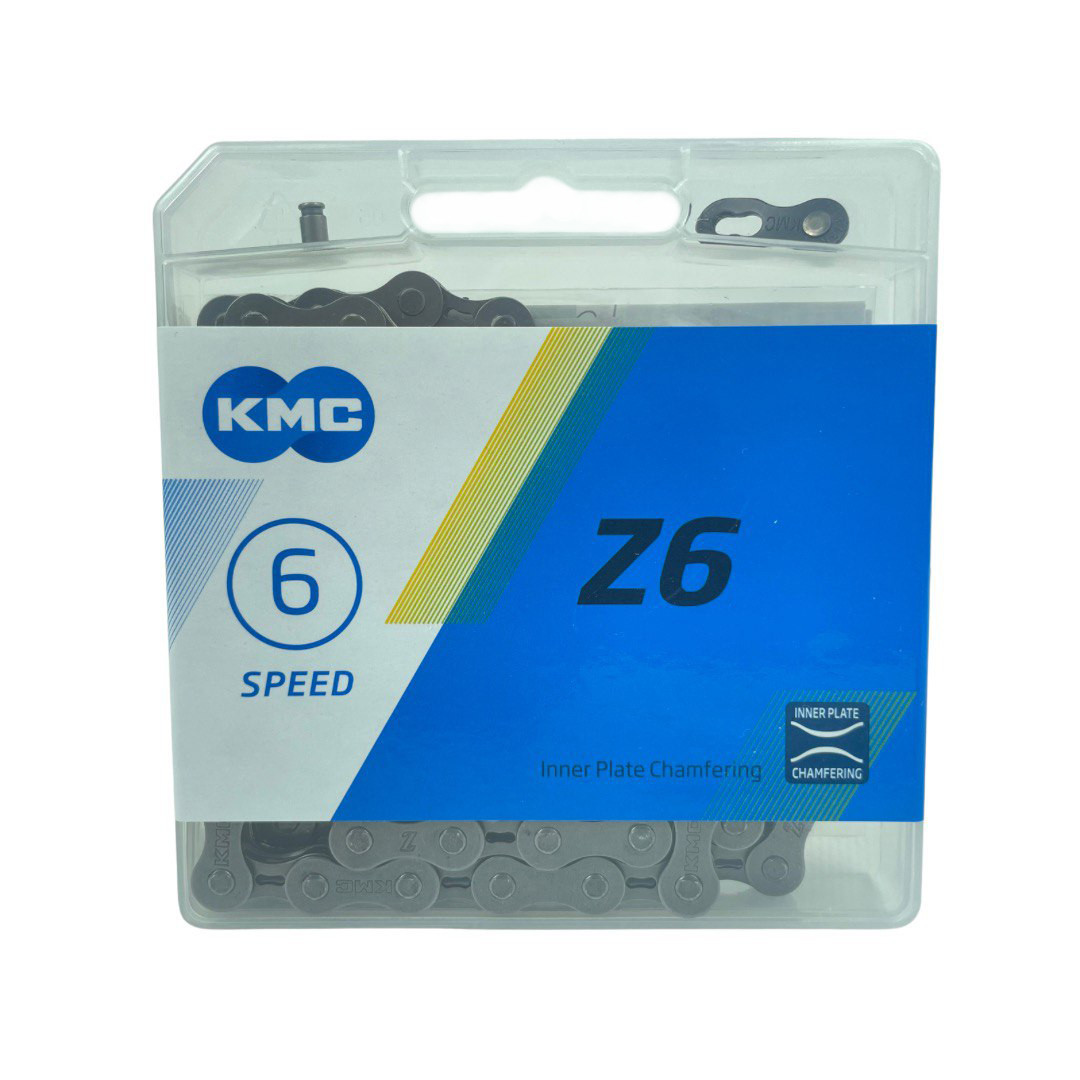 Ланцюг KMC Z6 Gray 114 ланок (1/2"х3/32") 6 швидкостей, з замком