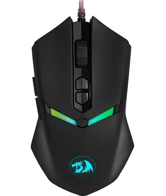 Ігрова провідна миша RedragoN Nemeanlion 2 M602-1 з підсвічуванням RGB (7200dpi) 6 кнопок (Чорна), фото 1
