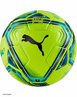 М'яч футбольний Puma team FINAL 21.1 FIFA Quality Pro Ball салатовий, чорний, чиній Уні 5