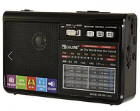 Радиоприемник GOLON RX-1313 / фонарик/ от сети, аккумулятора, батареек