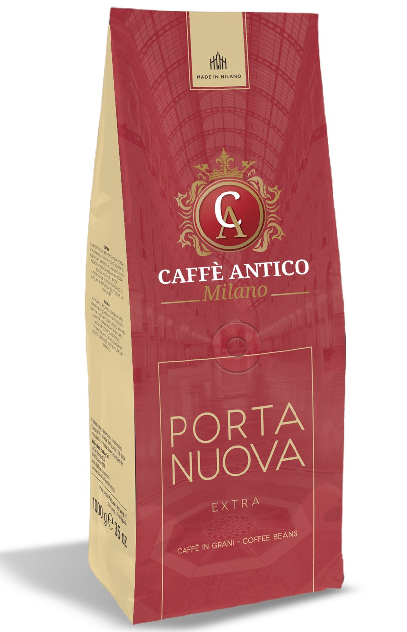 Кава в зернах Caffe Antico Porta Nuova Італія міцна кава з нотками мигдалю та спецій