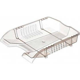 Лоток горизонтальний-2 прозорий ПС ЛГ-2