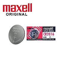 Батарейка дискова Maxell CR2016 Lithium 3V літієва (таблетка)