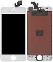 Дисплей модуль тачскрин iPhone 5 белый TianMa (TM)