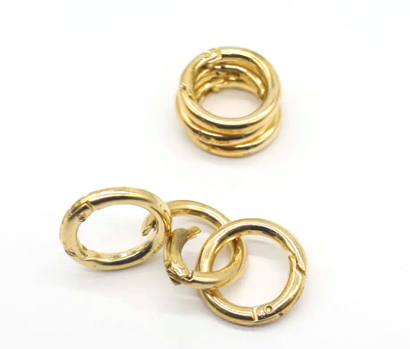 Карабин Кольцо для сумки Золото желто-розовое 23 мм (ID#2099524775 ...