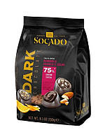 Конфеты ассорти темного шоколада Socado Dark Chocolate Arancia Cacao e Mandorla 230г Италия