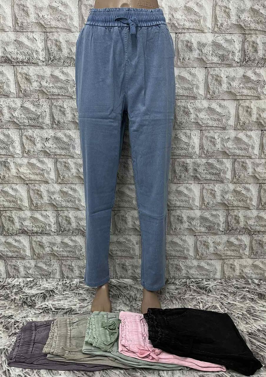 Брючки жіночі розмір з 48 по 52 Kenalin  Кольори чорни, темно синій, персик, хакі , бежевий