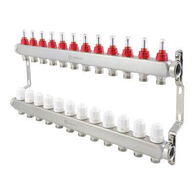 Колектор для теплої підлоги Polmark 1"X3/4" 12 контурів, фото 2