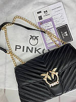 Жіноча сумка Pinko Lady Black Пінко чорна 0043