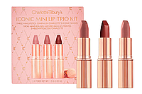 Подарочный набор мини-помад Charlotte Tilbury Mini Iconic Matte Revolution Lip Trio Set