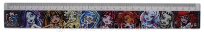 Лінійка пластикова 30см Monster High Kite MH13-092K