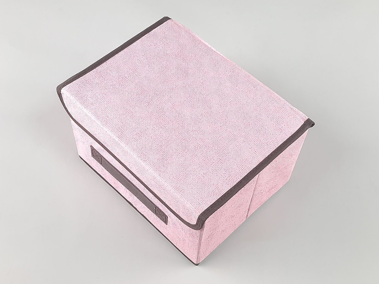Коробка-органайзер Ш 26 * Д 20 * В 16 см. Колір рожевий для зберігання одягу, взуття або невеликих предметів