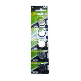 Батарейка дискова GP Lithium Button Cell 3.0 V CR2025-7С5 літієва Цiна за 1шт