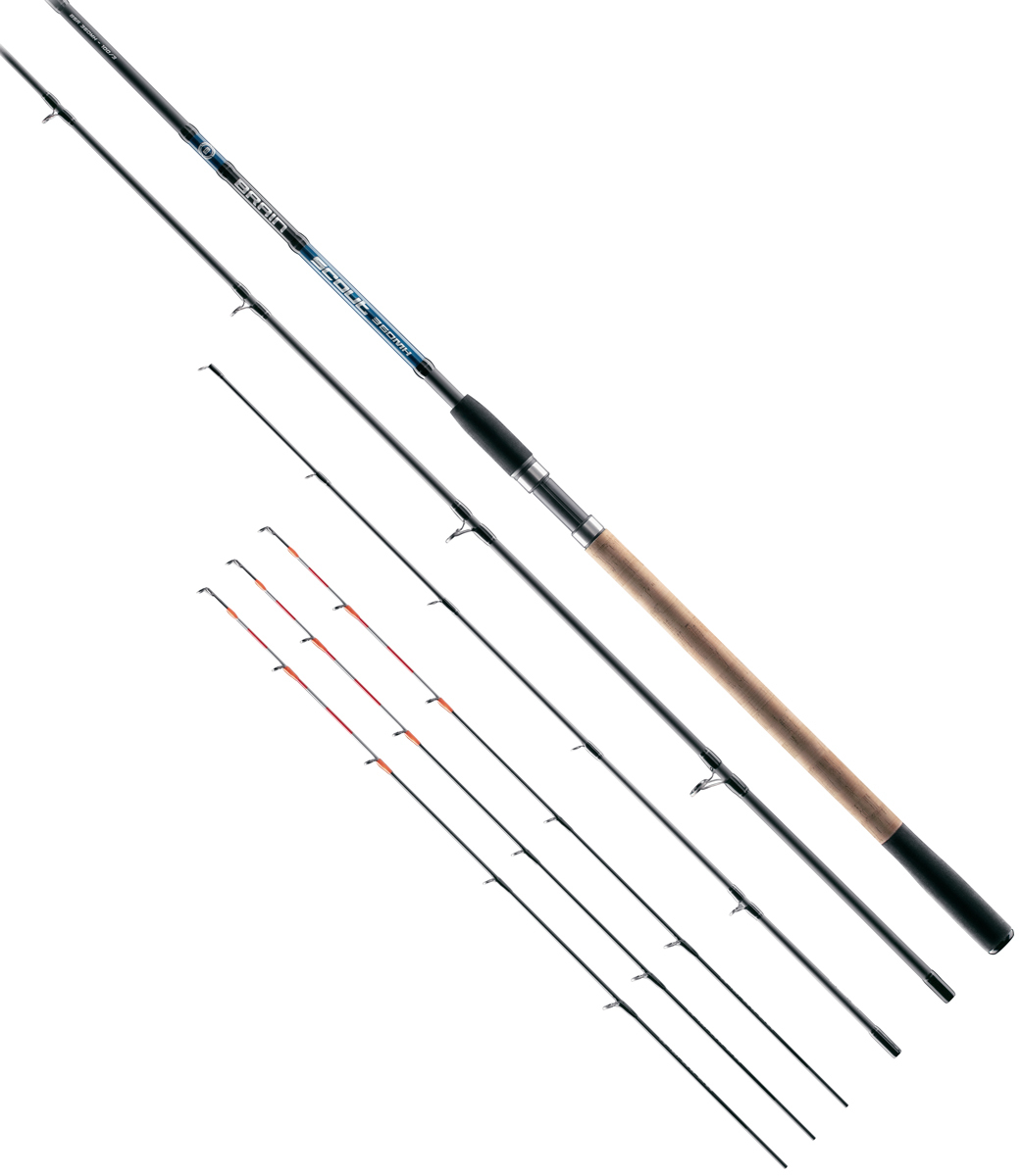 Вудилище фідерне Brain Scout 3.90m max 130g Black EVA, фото 1