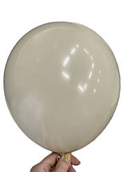 Кульки повітряні 035 латексні кремовий білий 12 дюймів